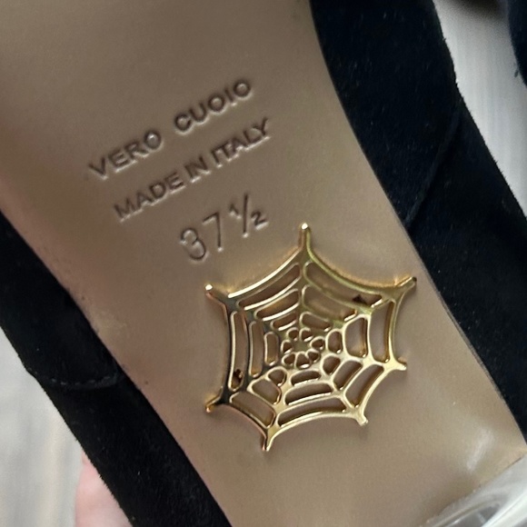 Charlotte Olympia Black Suede Over the Knee Boots | 37.5 - Picture 11 of 11